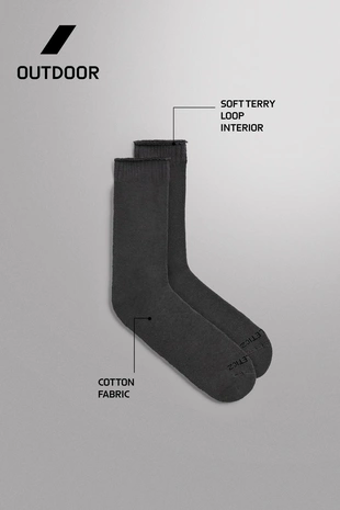 Носки из смесового хлопка с махровой изнанкой- Заказать в России