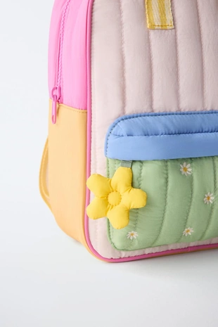 Разноцветный рюкзак с цветком- Заказать в России