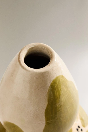 Ваза с цветочным узором из терракоты- Заказать в России