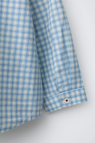 Рубашка в клетку с карманом- Заказать в России