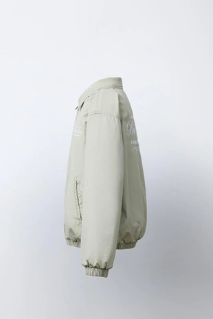 Бомбер с вышивкой- Заказать в России