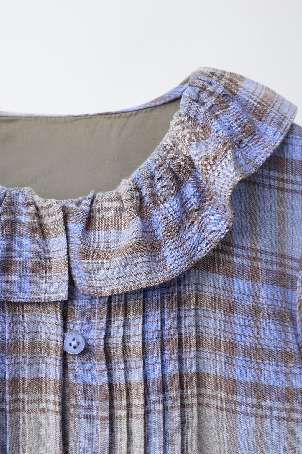 ПЛАТЬЕ В КЛЕТКУ С ЗАЩИПАМИ