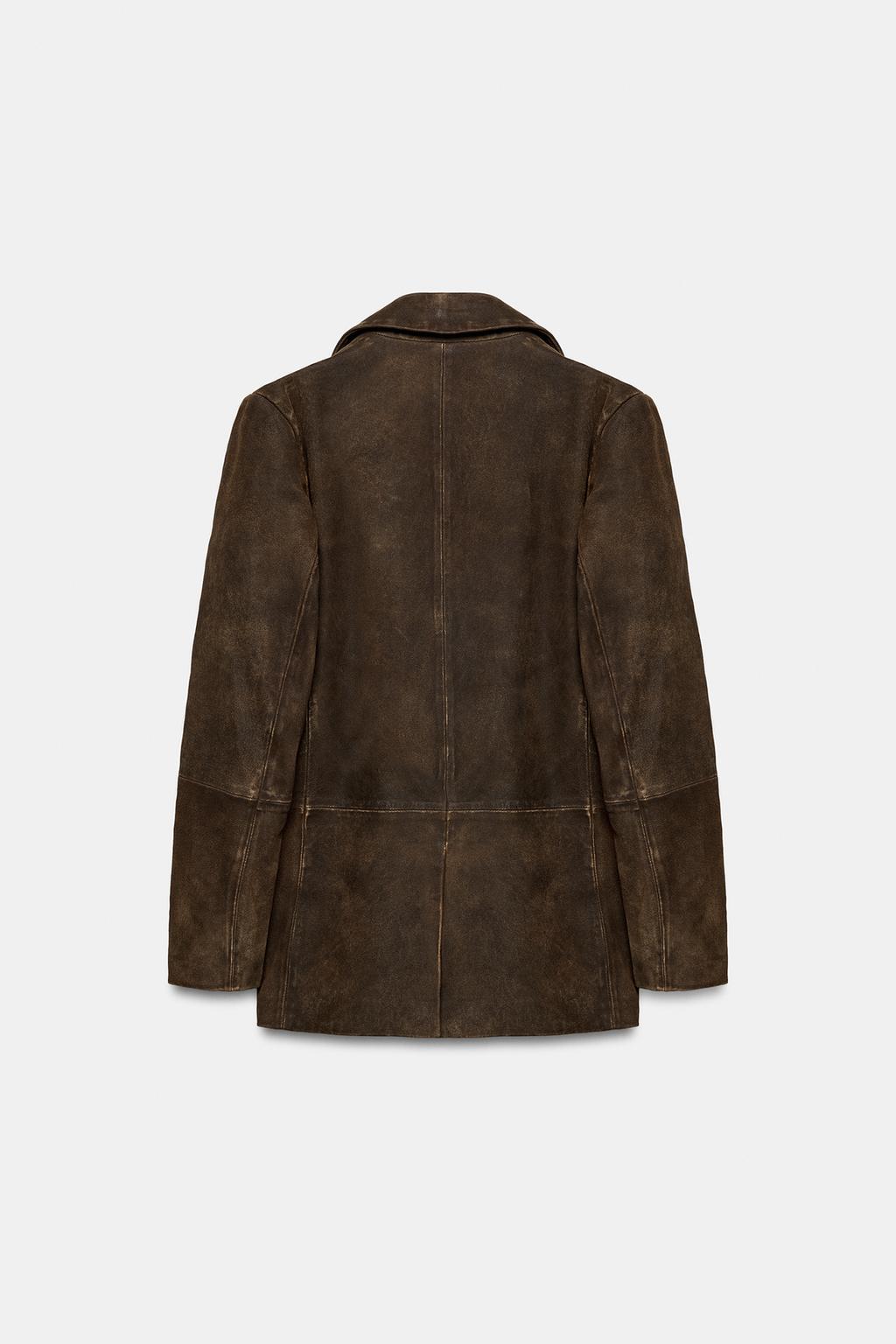 Эксклюзивный жакет из замши zw collection limited edition