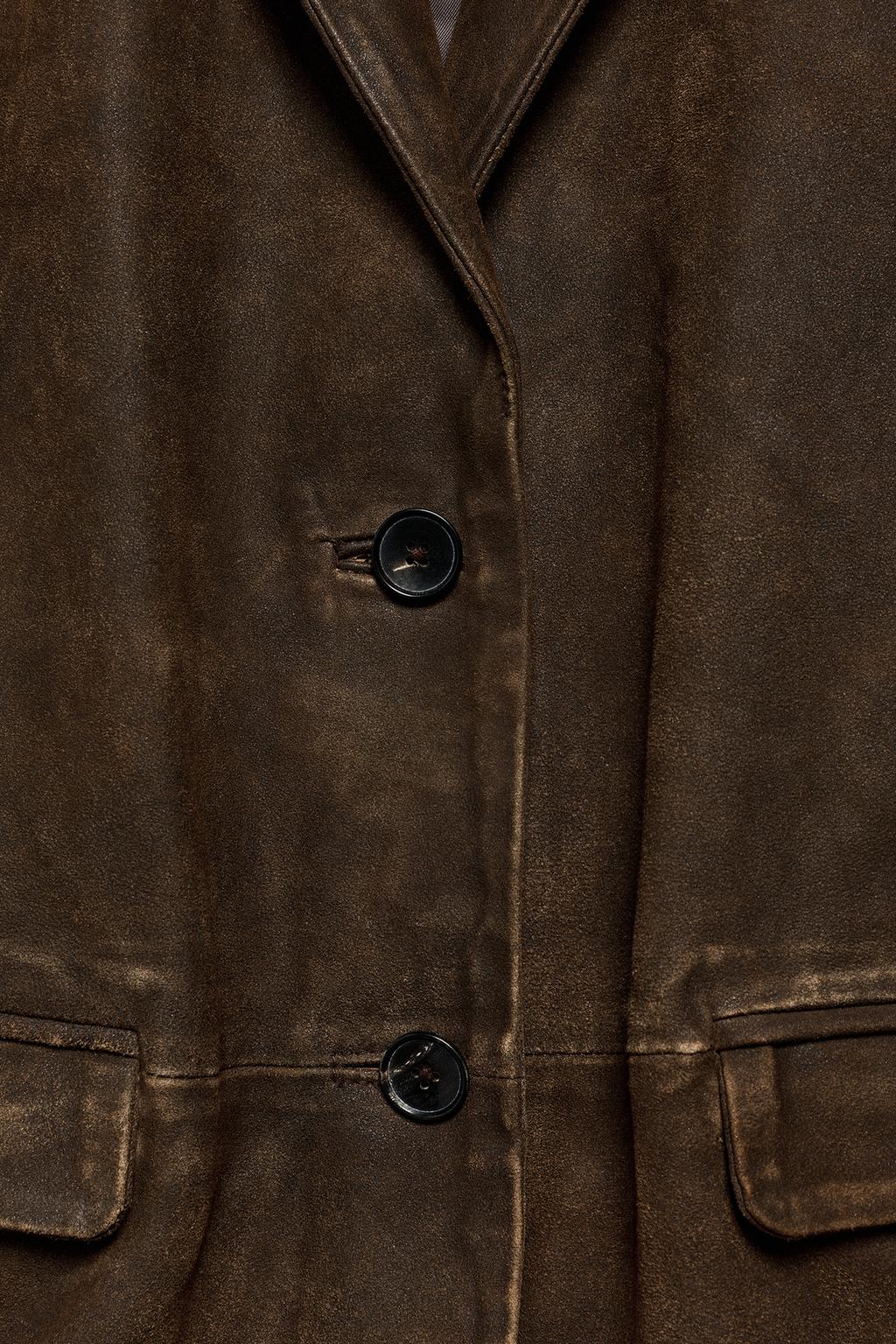 Эксклюзивный жакет из замши zw collection limited edition