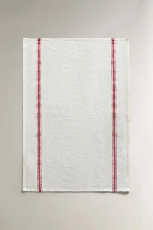 Полосатое полотенце из льна- Заказать в России