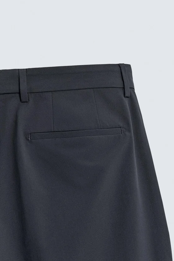 КОСТЮМНЫЕ БРЮКИ ИЗ ВЫСОКОТЕХНОЛОГИЧНОЙ ТКАНИ NON-IRON