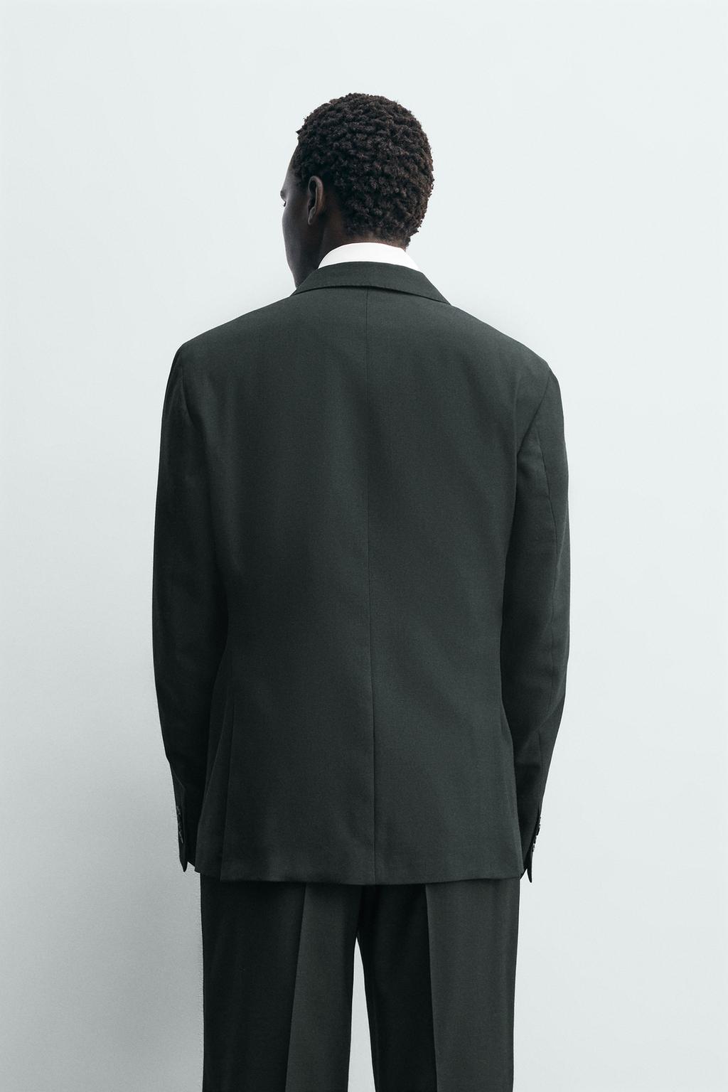 ДВУБОРТНЫЙ КОСТЮМНЫЙ БЛЕЙЗЕР ИЗ ШЕРСТИ