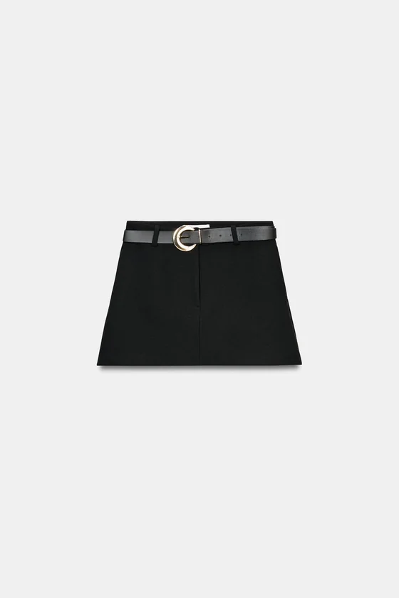 ЮБКА-ШОРТЫ С РЕМНЕМ