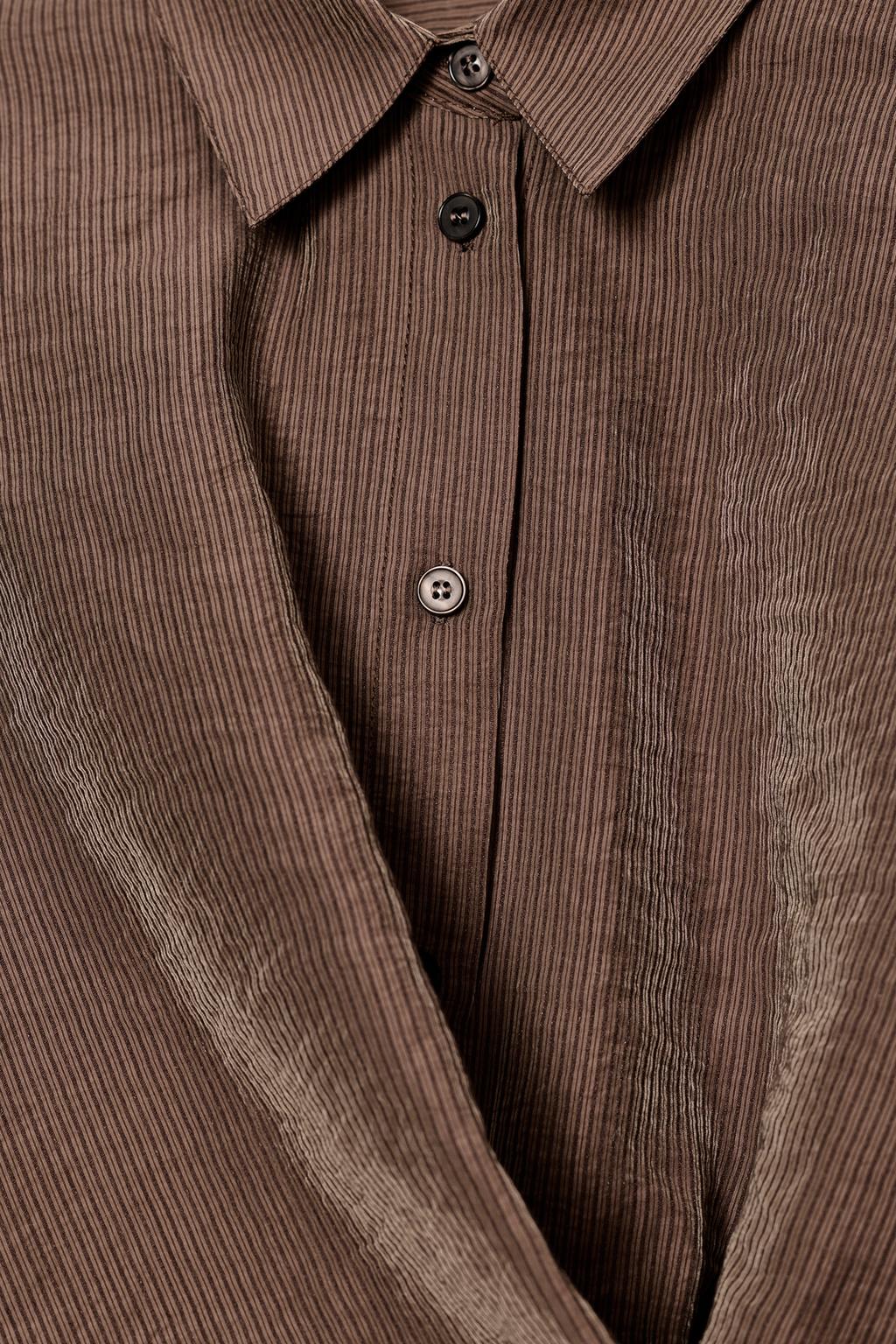 РУБАШКА С ЗАПАХОМ В ПОЛОСКУ