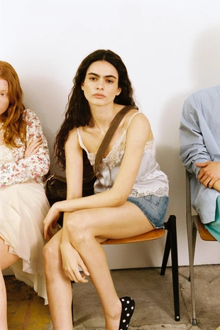 Джинсовая мини-юбка TRF- Заказать в России