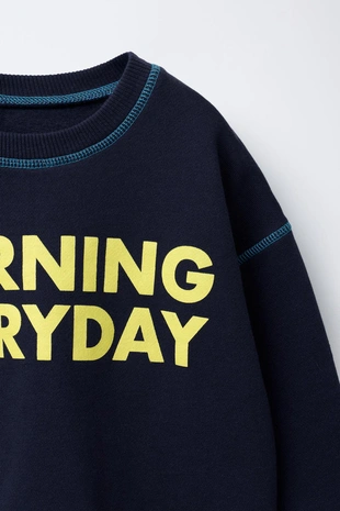 Толстовка с контрастной отстрочкой- Заказать в России