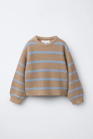 Свитер в полоску- Заказать в России