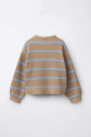 Свитер в полоску- Заказать в России