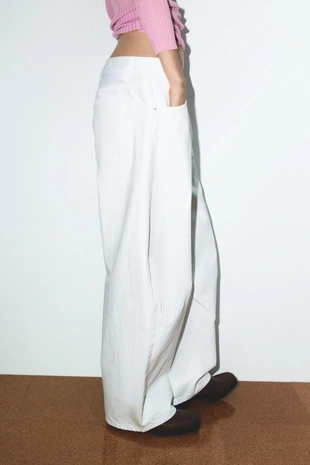 Джинсы TRF BALLOON со средней посадкой бэгги- Заказать в России