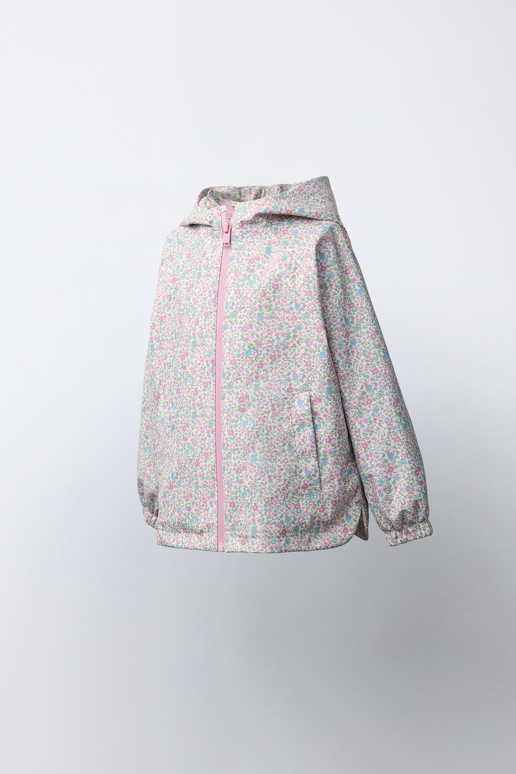 ПРОРЕЗИНЕННЫЙ ДОЖДЕВИК С ЦВЕТОЧНЫМ ПРИНТОМ WATER REPELLENT