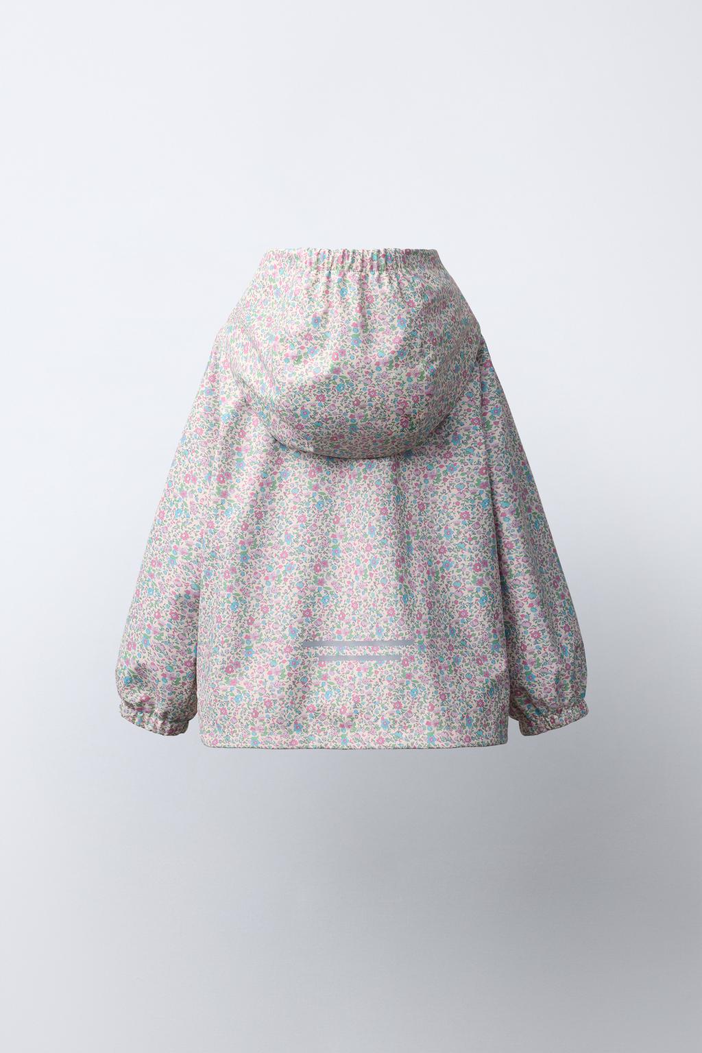 ПРОРЕЗИНЕННЫЙ ДОЖДЕВИК С ЦВЕТОЧНЫМ ПРИНТОМ WATER REPELLENT