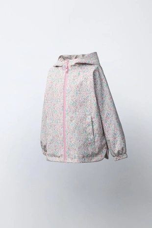 Прорезиненный дождевик с цветочным принтом WATER REPELLENT- Заказать в России