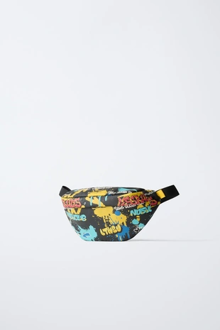 Поясная сумка с граффити- Заказать в России