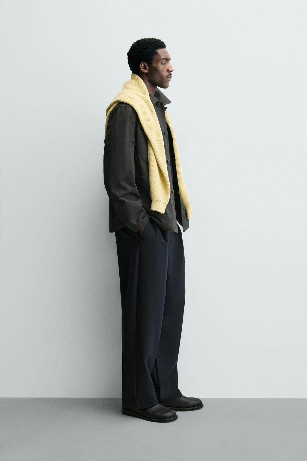 КУРТКА-РУБАШКА КЛАССИЧЕСКОГО КРОЯ С КАРМАНАМИ