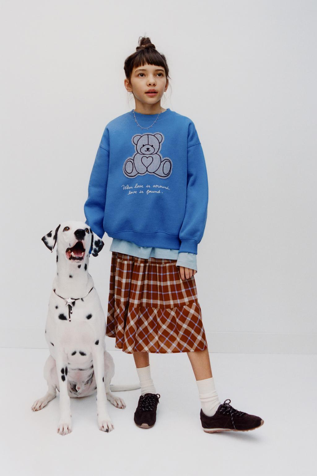 ТОЛСТОВКА С НАШИВКОЙ «МЕДВЕДЬ В КЛЕТКУ»