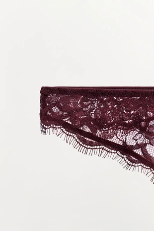 Кружевные трусы-танга- Заказать в России