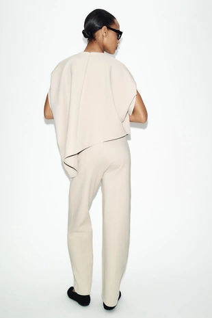 Прямые брюки из интерлока- Заказать в России