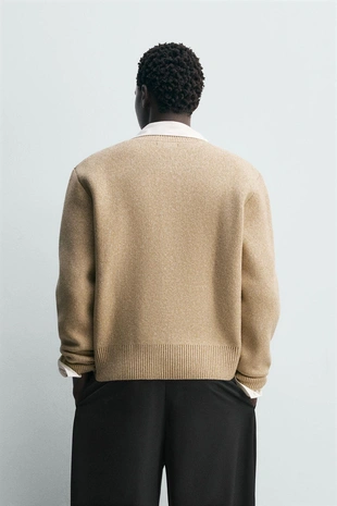 Кардиган свободного кроя, рельефный- Заказать в России