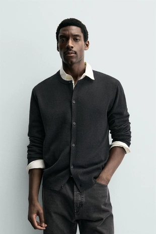 Кардиган из смесовой шерсти- Заказать в России