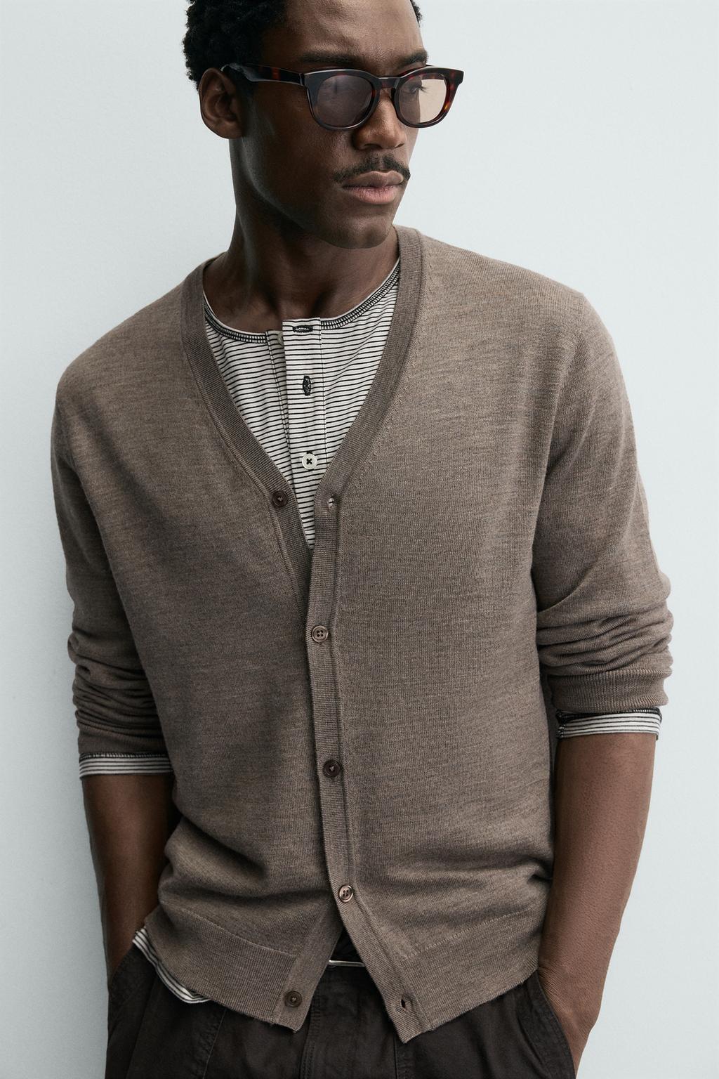 КАРДИГАН ИЗ 100% ШЕРСТИ