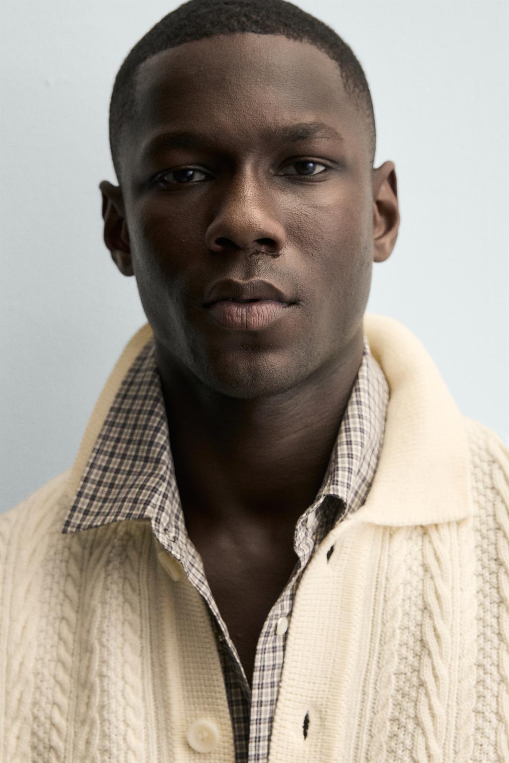 КАРДИГАН С РЕЛЬЕФНЫМИ КОСАМИ