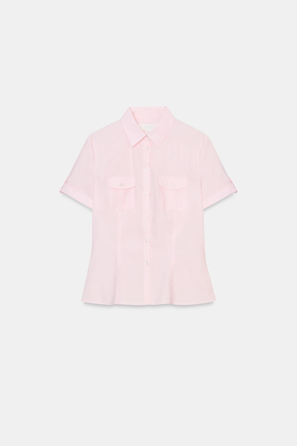 ПРИТАЛЕННАЯ РУБАШКА ИЗ ПОПЛИНА