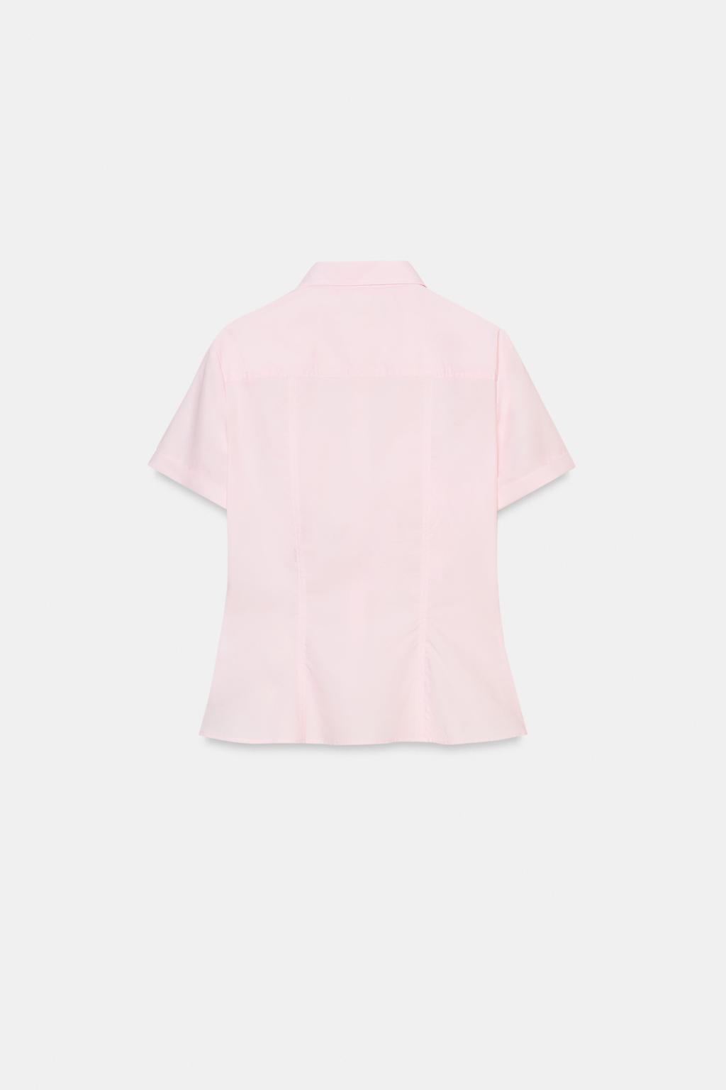 ПРИТАЛЕННАЯ РУБАШКА ИЗ ПОПЛИНА