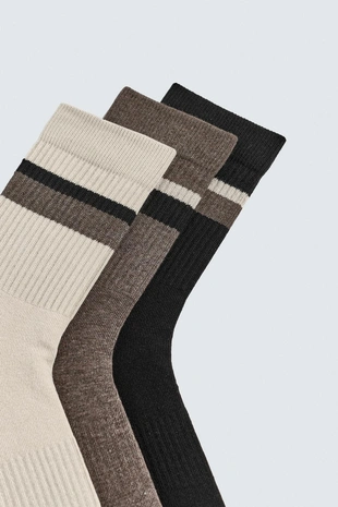 Набор из 3 пар носков с полосками- Заказать в России