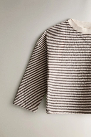 Детский пижамный комплект в полоску- Заказать в России