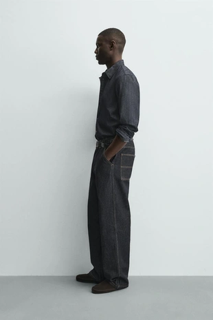 Джинсы чинос с вышивкой в виде сердец- Заказать в России