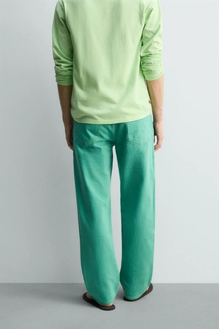 Turquoise | 3991/431/402 - Zara Джинсы STRAIGHT FIT LIMITED EDITION