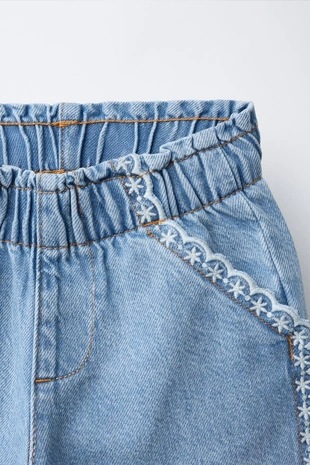 Джинсы WIDE LEG SCHIFFLY- Заказать в России