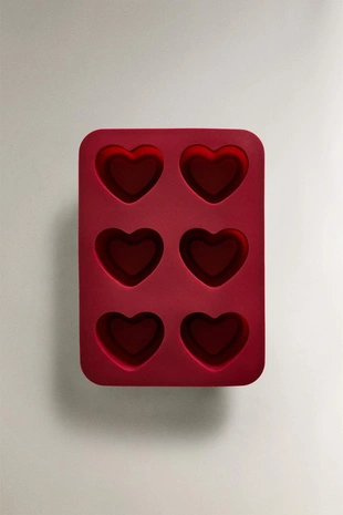 Форма для льда в форме сердец из силикона- Заказать в России