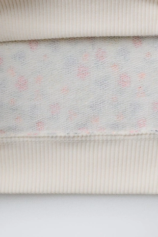 Толстовка с цветочным принтом и надписью- Заказать в России