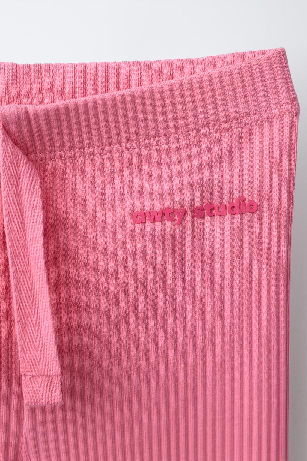 ЛЕГИНСЫ В РУБЧИК СО ШНУРКОМ