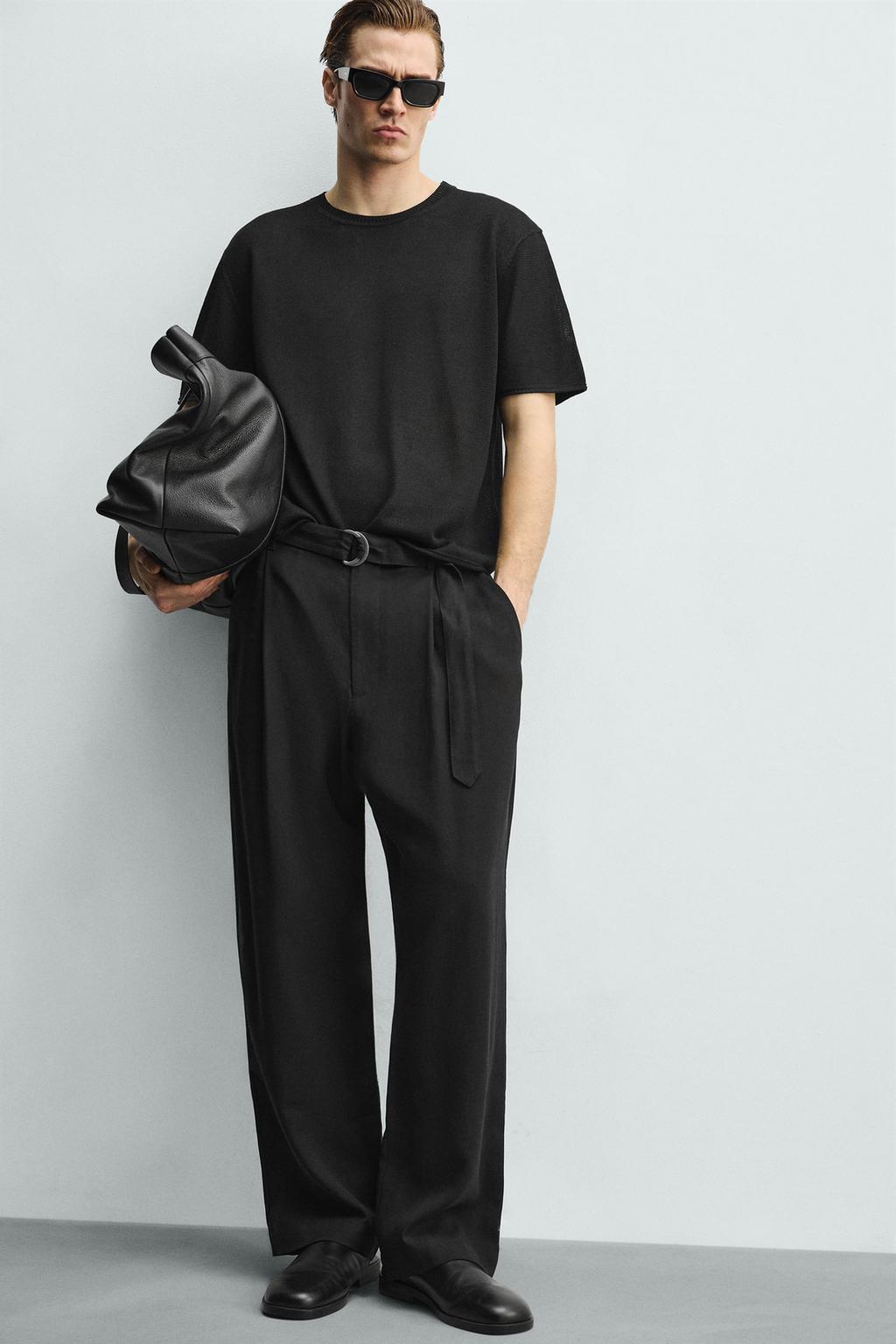 Вискозная трикотажная футболка