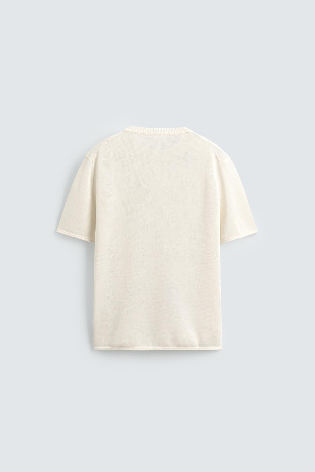 Трикотажная футболка из вискозного микса