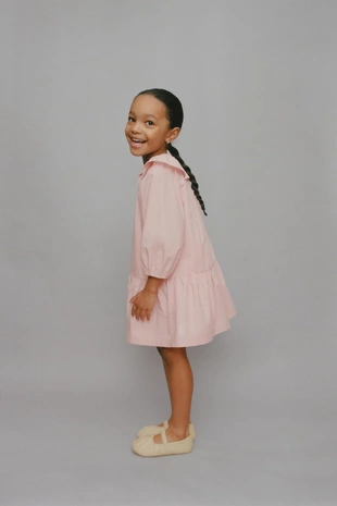 Купить Zara Платье из поплина с бантами