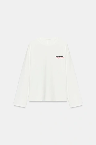 Футболка с длинными рукавами и надписью- Заказать в России