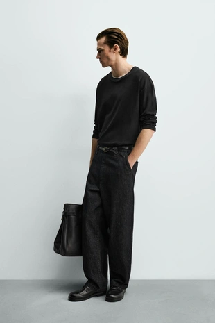 Футболка с двойными контрастными деталями