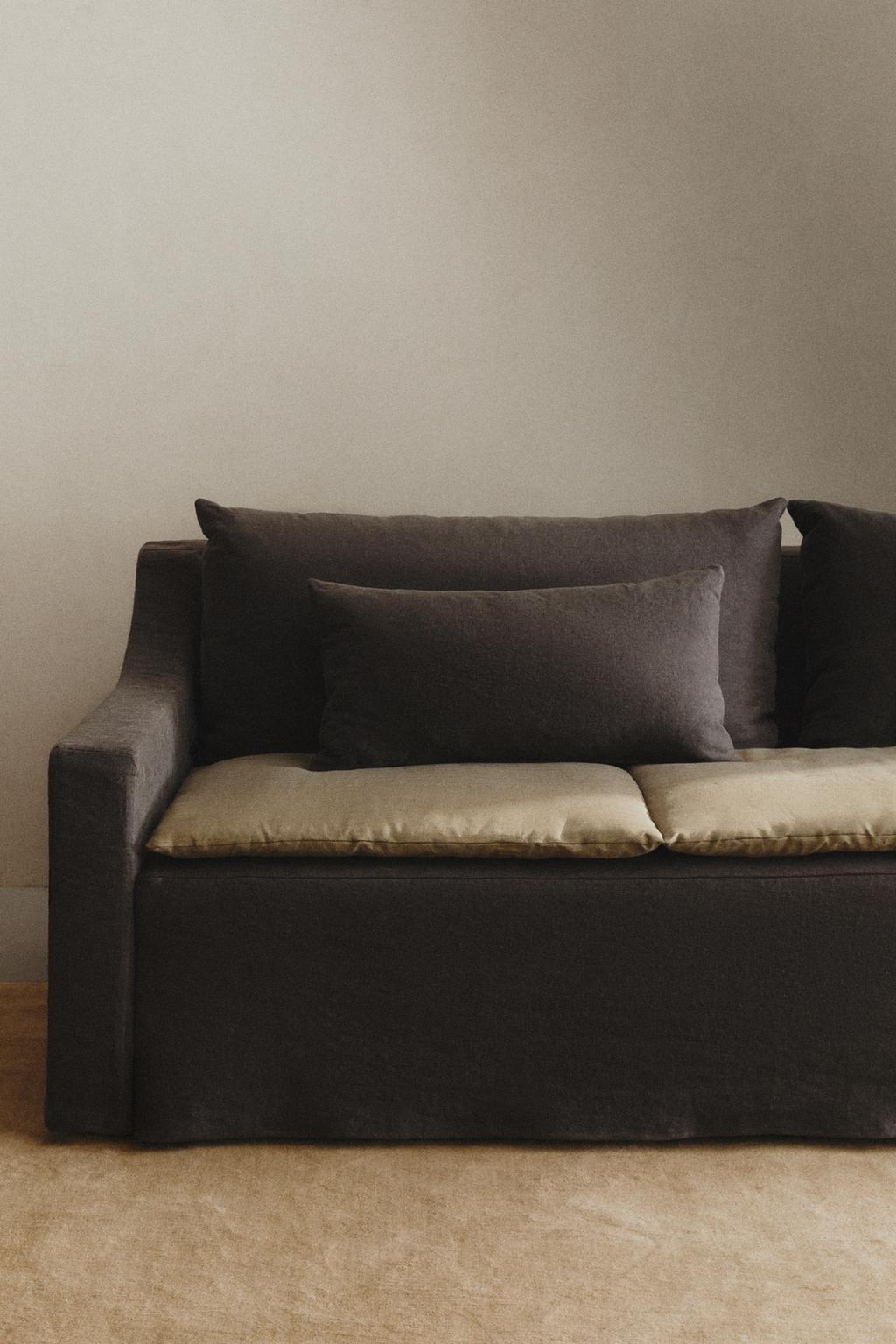 Льняной топпер