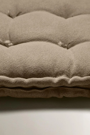 Brown / Taupe | 4365/009/737 - Zara Подушка для сиденья с декоративным стежком