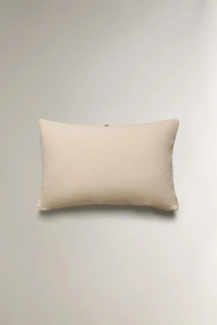 Green | 6192/008/500 - Zara Чехол для подушки с двойной линией