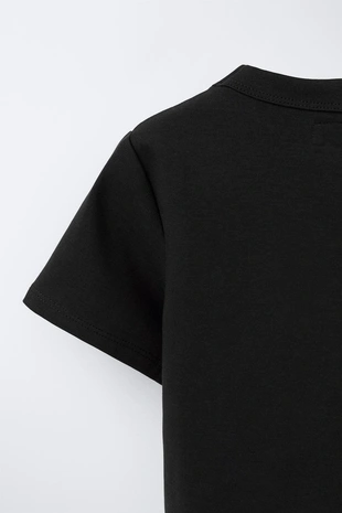 Однотонная футболка из интерлока- Заказать в России