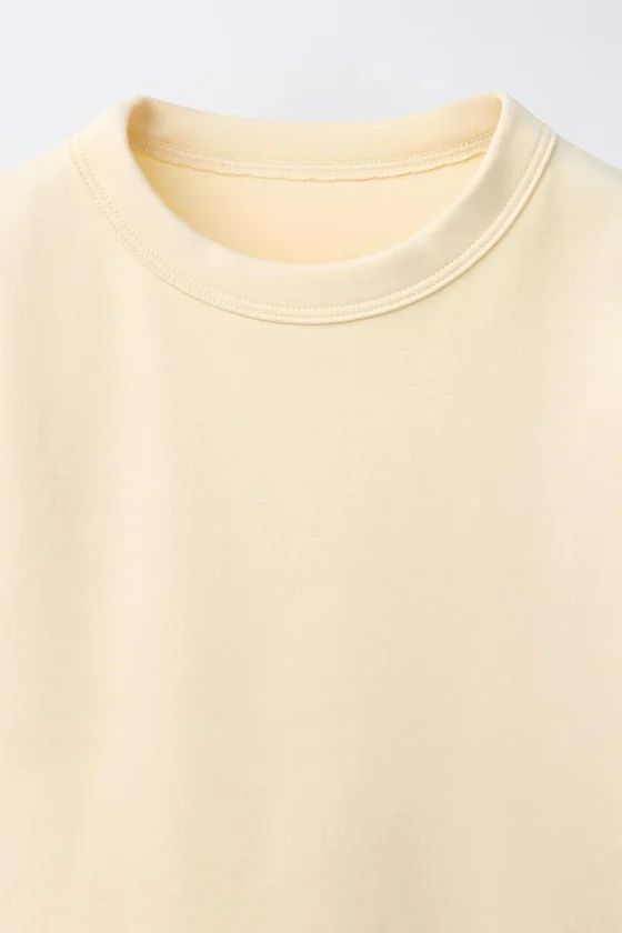 ОДНОТОННАЯ ФУТБОЛКА ИЗ ТРИКОТАЖА интерлок